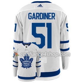 Adidas Maillot de Hockey Toronto Maple Leafs JAKE GARDINER 51 Blanc Authentic - Homme